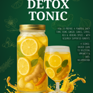 The Daily Detox Book Strategy Notebook and Pen Set